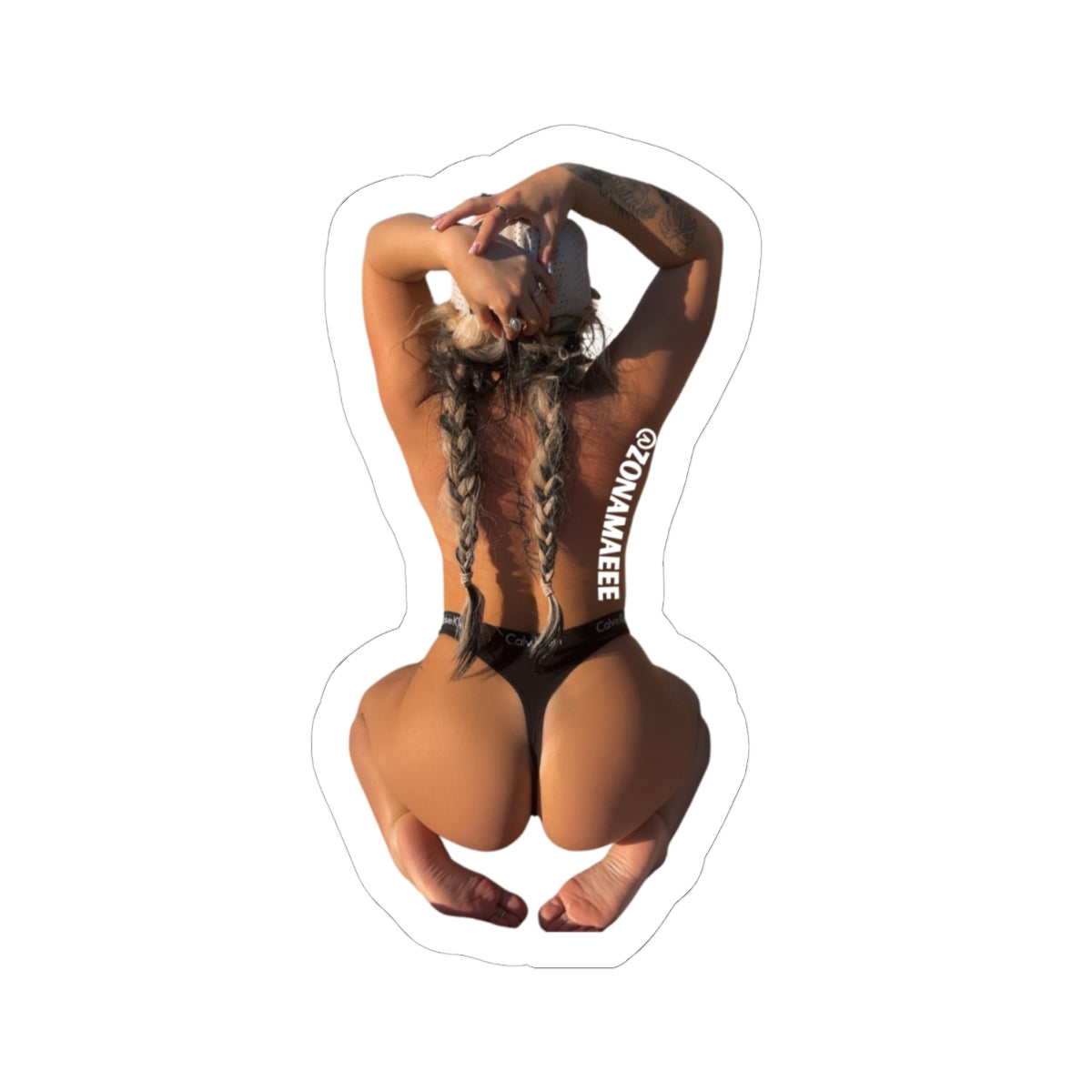 Braids & Cheeks Sticker