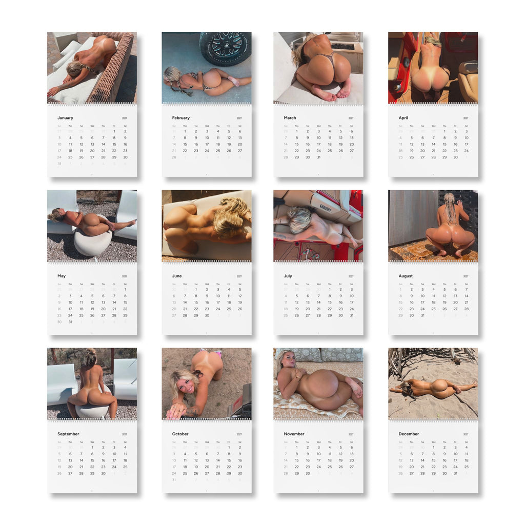2027 Zona Mae NSFW Calendar