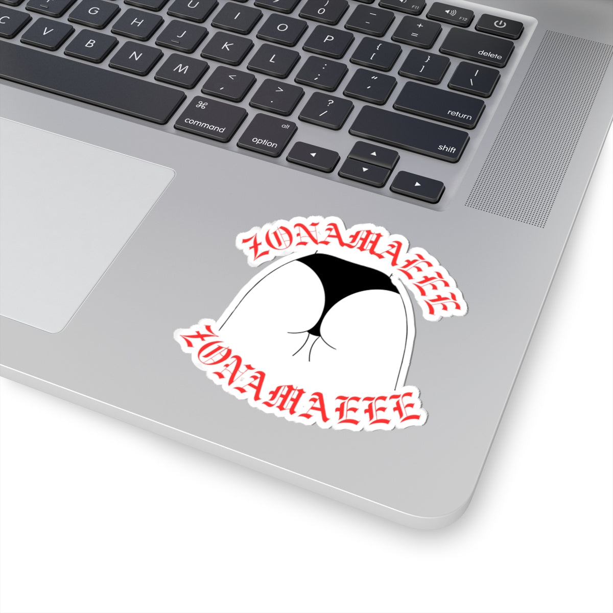 Zonamaeee Red & Black Sticker