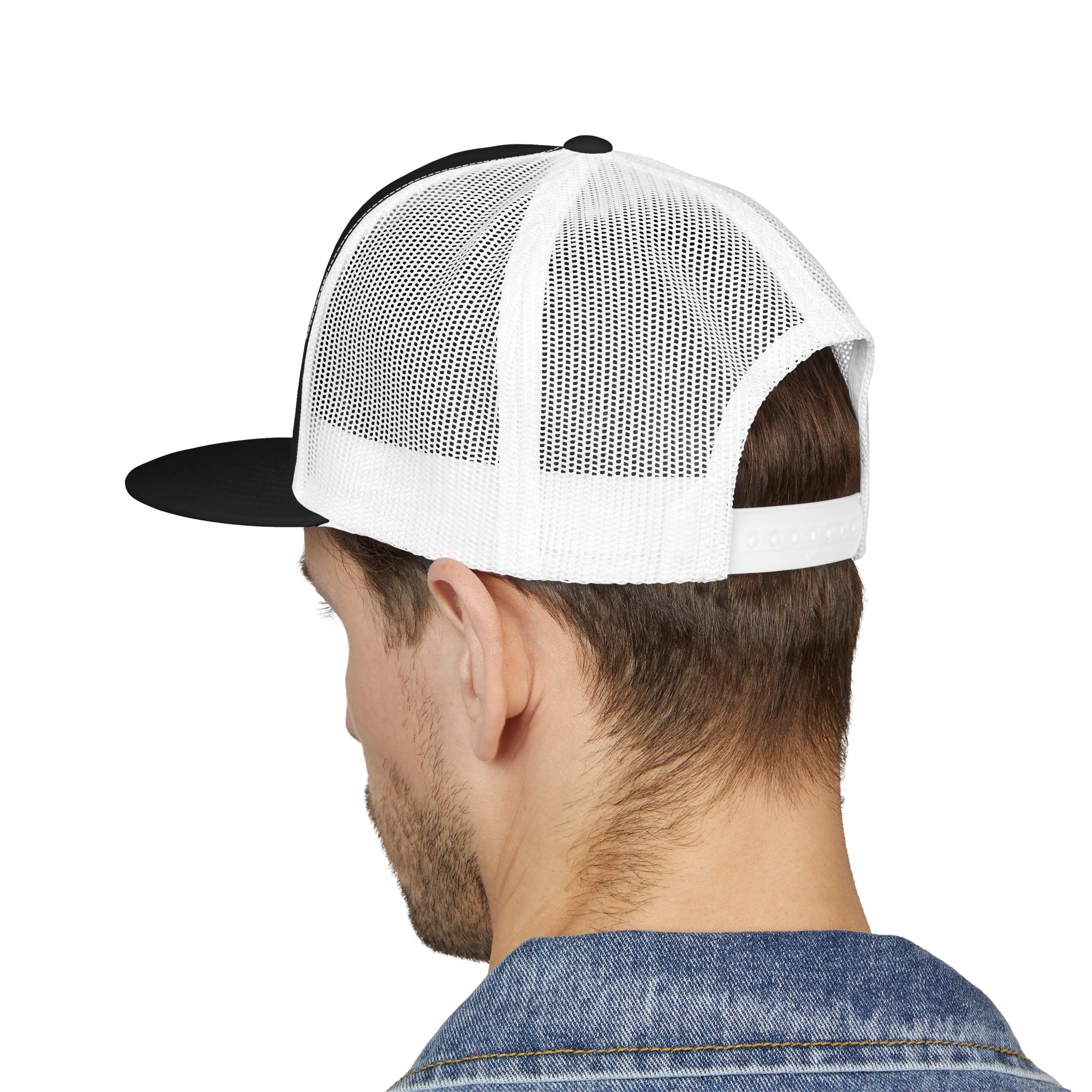 The Grocery Getter White Mesh Trucker Snapback