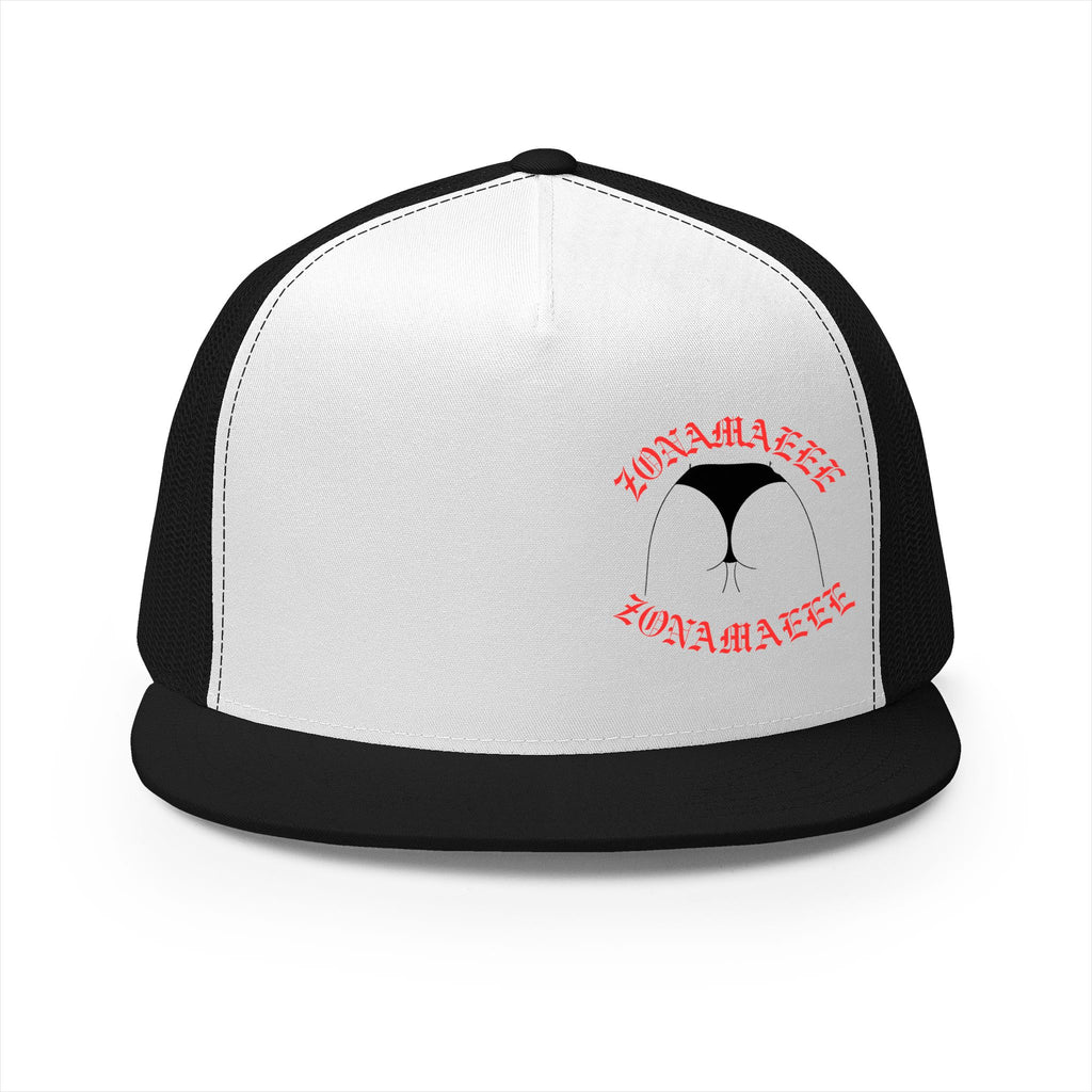 ZONAMAEEE Black Mesh Trucker Snapback