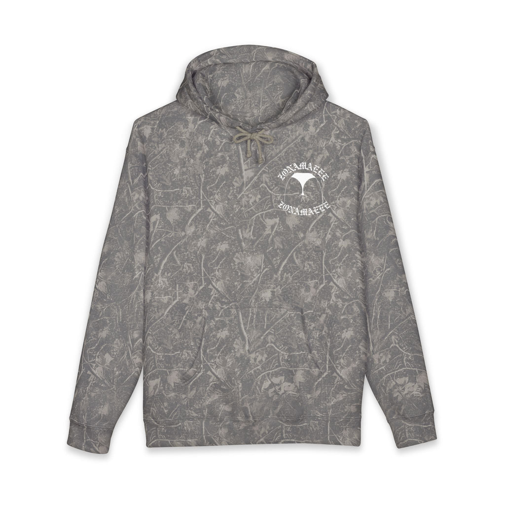 Zonamaeee White Logo Hoodie