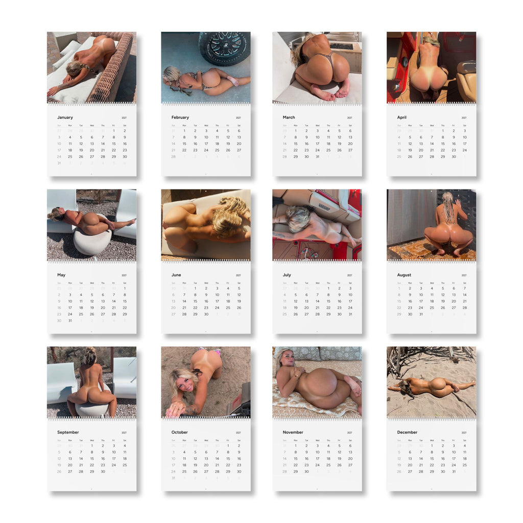 2027 Zona Mae NSFW Calendar