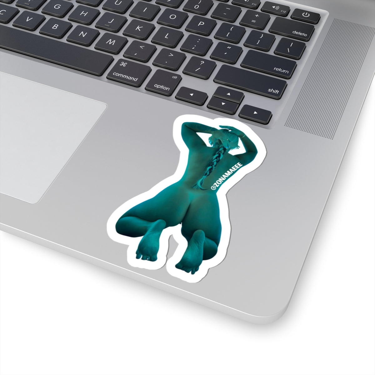 Blue Light Peach Sticker